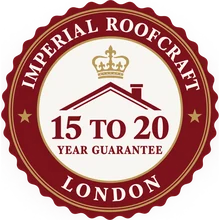 Imperial Roofcraft 15 to 20 year guarantee seal