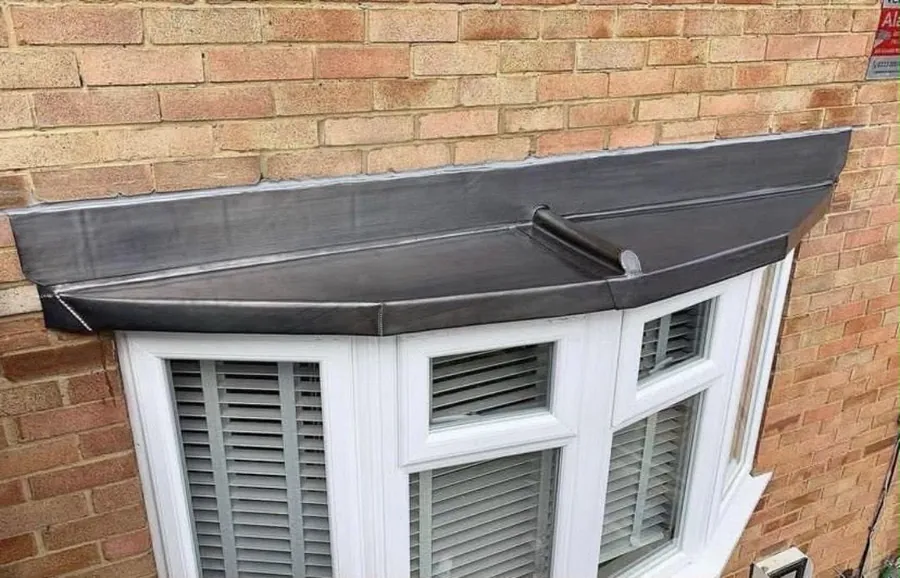 New lead on a bay window roof in Surbiton